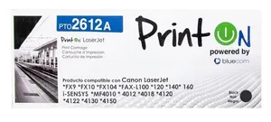 Tóner Printon Pto2612A Compatible con Hp Laser Jet 1010 1012